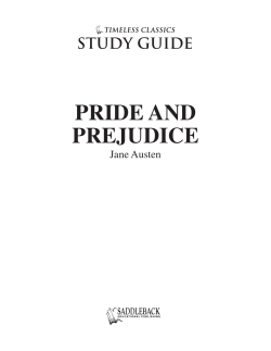 PRIDE anD PREJUDICE - DedicatedTeacher.com
