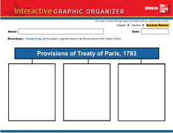 Provisions of Treaty of Paris, 1783