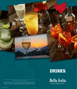 drinks - Bella Italia