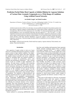 Prediction Partial Molar Heat Capacity at Infinite Dilution for