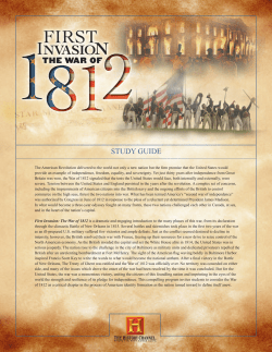 First Invasion: The War of 1812