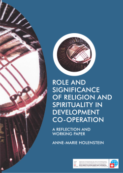 Role and Sisnificance and spirituality in development Co