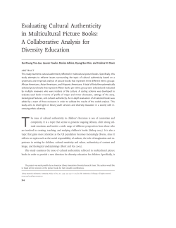 Evaluating Cultural Authenticity in Multicultural Picture
