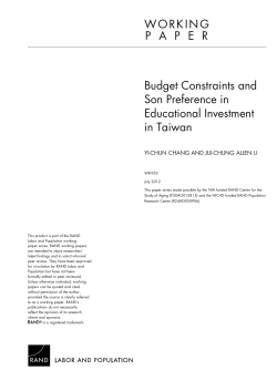 Budget Constraints and Son Preference in Educational Investment