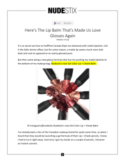 Here`s The Lip Balm That`s Made Us Love Glosses Again