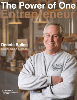 Dennis Ballen - Institute for Justice