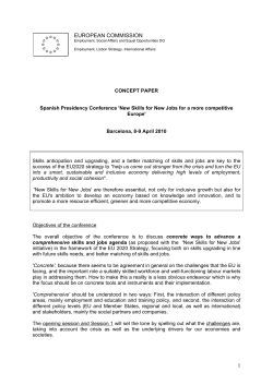 Spanish Presidency conference