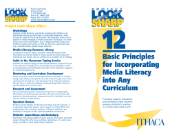 12 Principles of Media Literacy