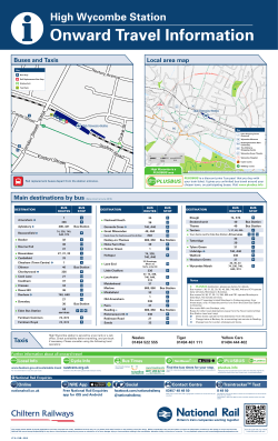 Local Area Map - National Rail Enquiries
