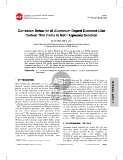 Corrosion Behavior of Aluminum Doped Diamond