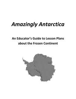 Antarctica Lesson Plans - Tawani International Antarctic Expeditions