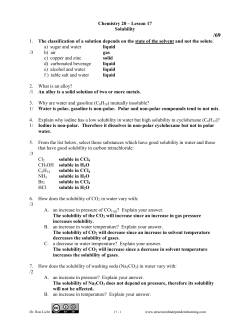 Chem 20 Answers - Structured Independent Learning