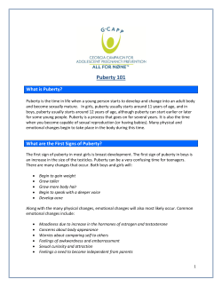 Puberty 101