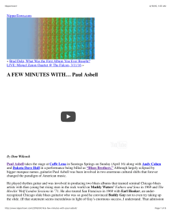 Reviews - Paul Asbell