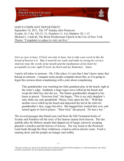 GOD`S COMPLAINT DEPARTMENT - Brick Presbyterian Church`s