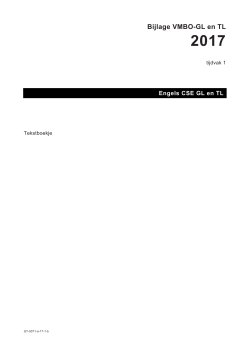 Bijlage VMBO-GL en TL 2017