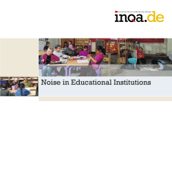 Noise in Educational Institutions