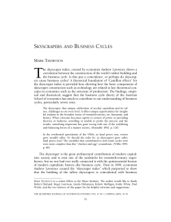 Skyscrapers and Business Cycles