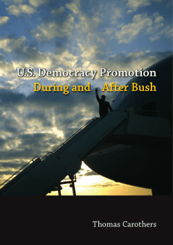 US Democracy Promotion During and After Bush