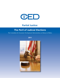 Partial Justice: The Peril of Judicial Elections