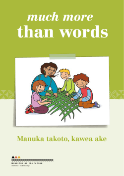 Much more than words - Special Education Online