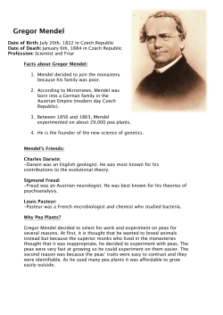 Gregor Mendel