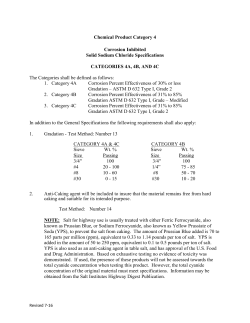 Chemical Product Category 4 Corrosion Inhibited Solid Sodium
