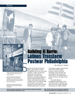 Latinos Transform Postwar Philadelphia