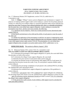 PARENTING EXPENSE ADJUSTMENT Sec. 17. Minnesota Statutes