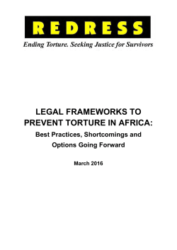 legal frameworks to prevent torture in africa