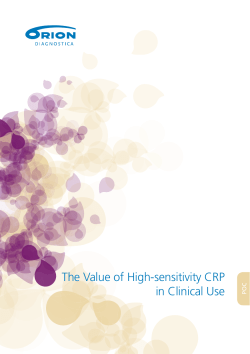 The Value of High-sensitivity CRP