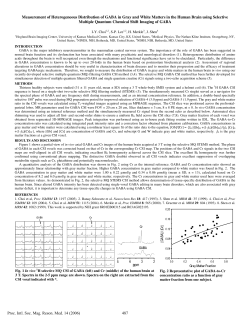 Measurement of Heterogeneous Distribution of GABA in