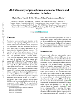 $\ textit {Ab initio} $ study of phosphorus anodes for lithium and