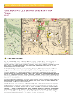 Atlas of Historic NM Maps - New Mexico Humanities Council
