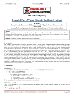 Extended Pair of Vague Filte ded Pair of Vague Filters in Residuated