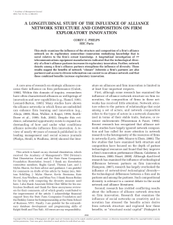 a longitudinal study of the influence of