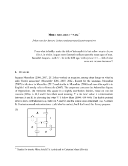 ado about *nall - Universit&eacute; de Gen&egrave;ve