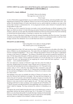 edward ii and isabella - Merton Historical Society