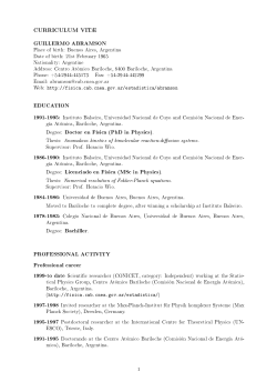 curriculum vit&aelig;