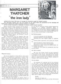MARGARET THATCHER - Al