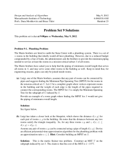 Solutions to problem set 9