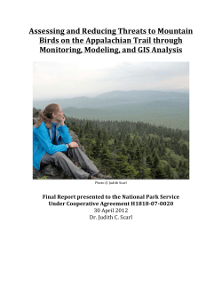 Assessing and Reducing Threats to Mountain Birds on the