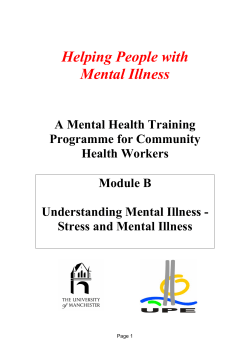 Helping People with Mental Illness