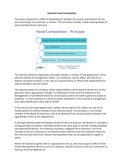 Selection Panel Composition