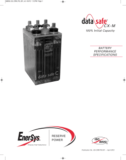 Enersys CX Sales Brochure
