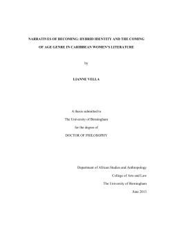 Narratives of becoming: hybrid identity and the coming of age genre