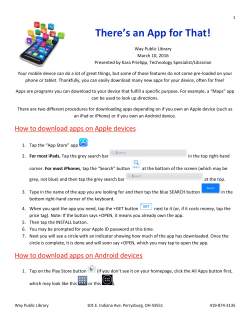 There`s an App for That!