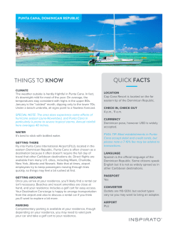 PUNTA CANA, DOMINICAN REPUBLIC