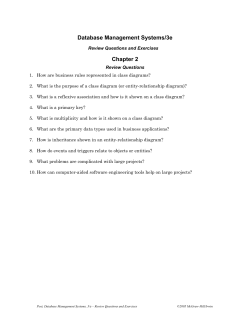 Database Management Systems/3e Chapter 2 - McGraw