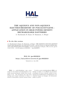 application in high power density rechargeable batteries
